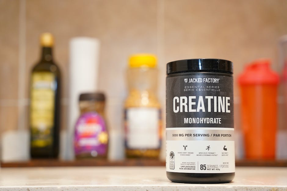 Teen athlete holding creatine supplement with text overlay asking is creatine safe for teenagers